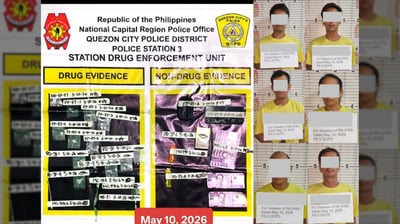 Six individuals arrested in Tandang Sora buy-bust operation, P50K illegal drugs seized

