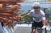 CYCLING fans give Korean Dae Yong Joo a hand for winning Stage 11 of the MPTC Tour of Luzon on Sunday in San Juan, La Union.