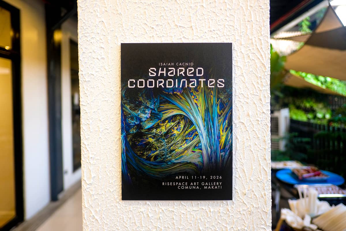 ‘SHARED COORDINATES’ art installation by Isaiah Cacnio.