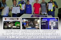 P1.6-M worth of drugs seized in one-day SPD crackdown; 20 suspects arrested