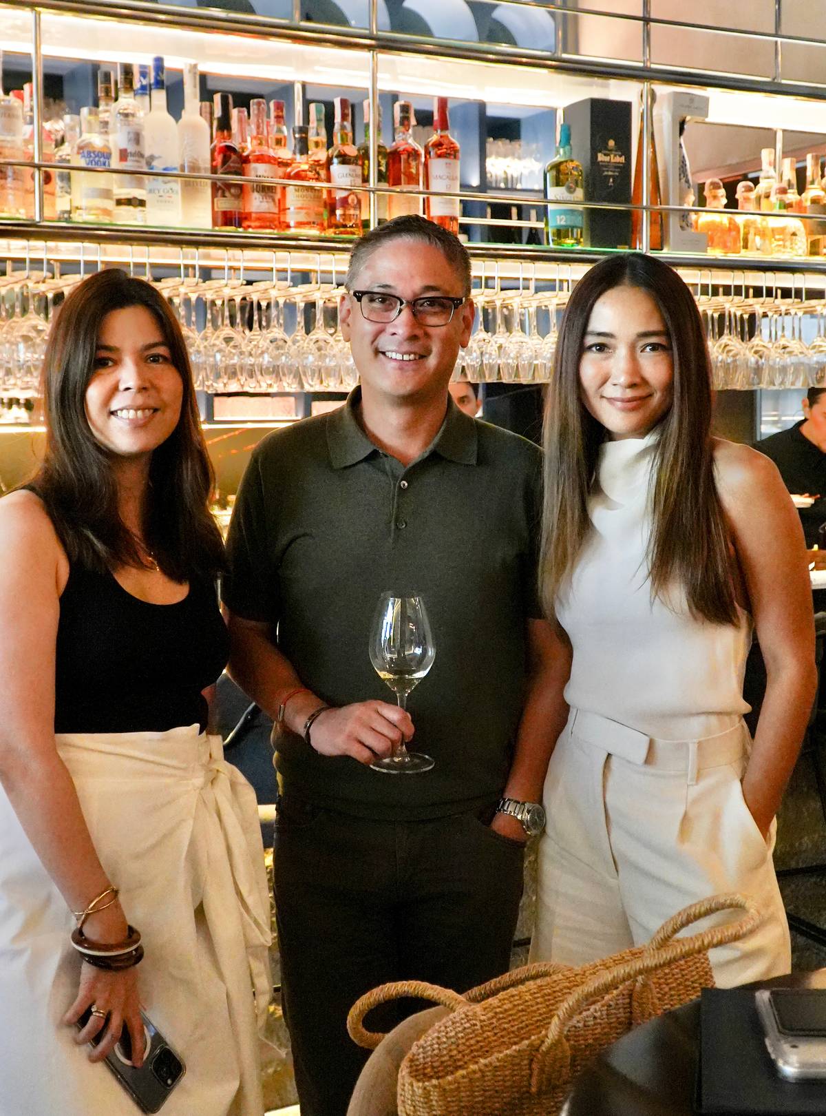 YASMINA Paras, Steven Ticzon and Marie Lozano-Gekoski.