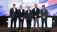 CHAMBER of Automotive Manufacturers of the Philippines Inc. leaders opened the road to the 10th Philippine International Motor Show, which will run from 4 to 7 June 2026 at the World Trade Center Metro Manila. Shown are (from left): Victor Vinarao of Mitsubishi Motors Philippines Corp.; Atty. Rhys Alexei Murillo of Nissan Philippines Inc.; Jing Atienza of the Chamber of Automotive Manufacturers of the Philippines Inc.; Robert Carlos of Isuzu Philippines Corp.; and Atty. Louie Soriano of Honda Cars Philippines Inc.