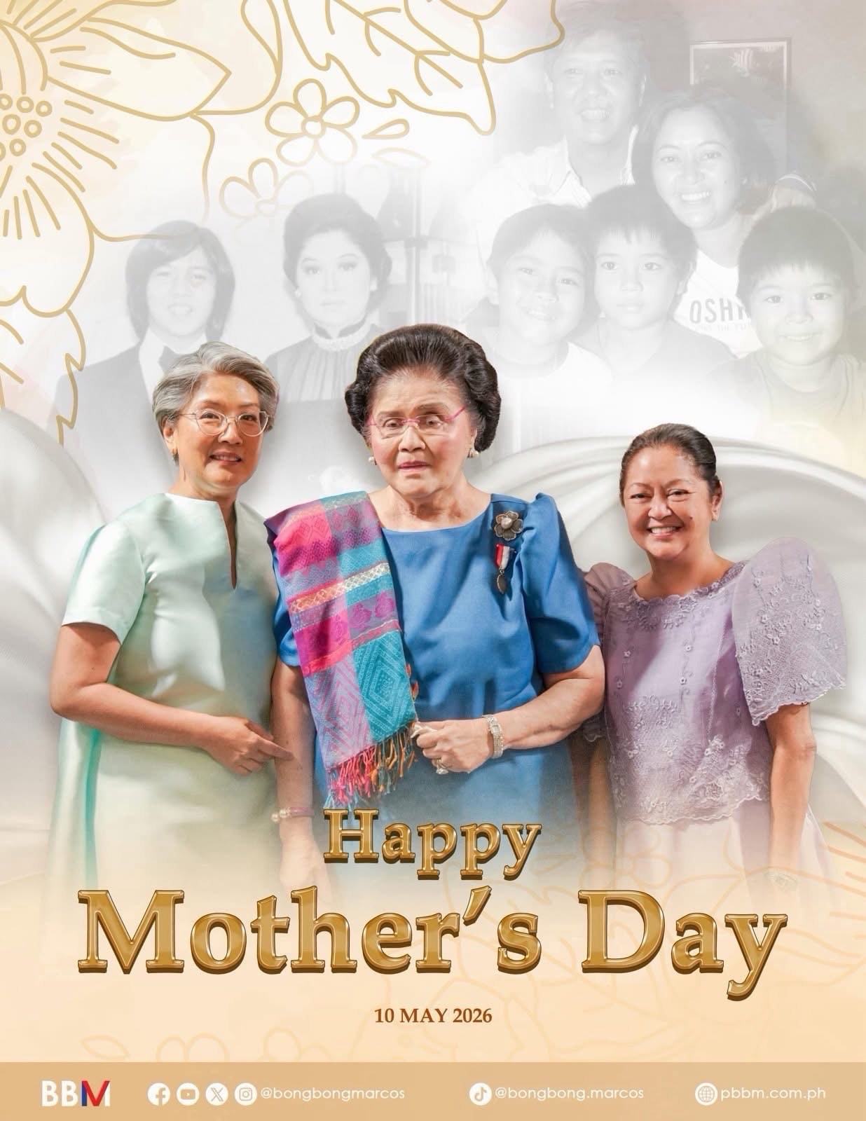 Imee snub steals bro’s Mother’s Day show