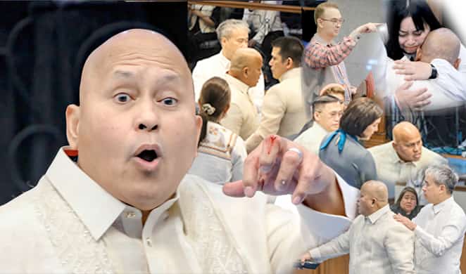 High drama in Senate: Fuming Bato races in, Sotto falls in power play