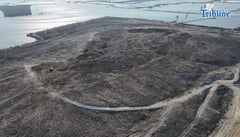 Navotas Landfill after fire