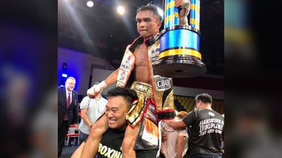 World champ sees doppelgänger
