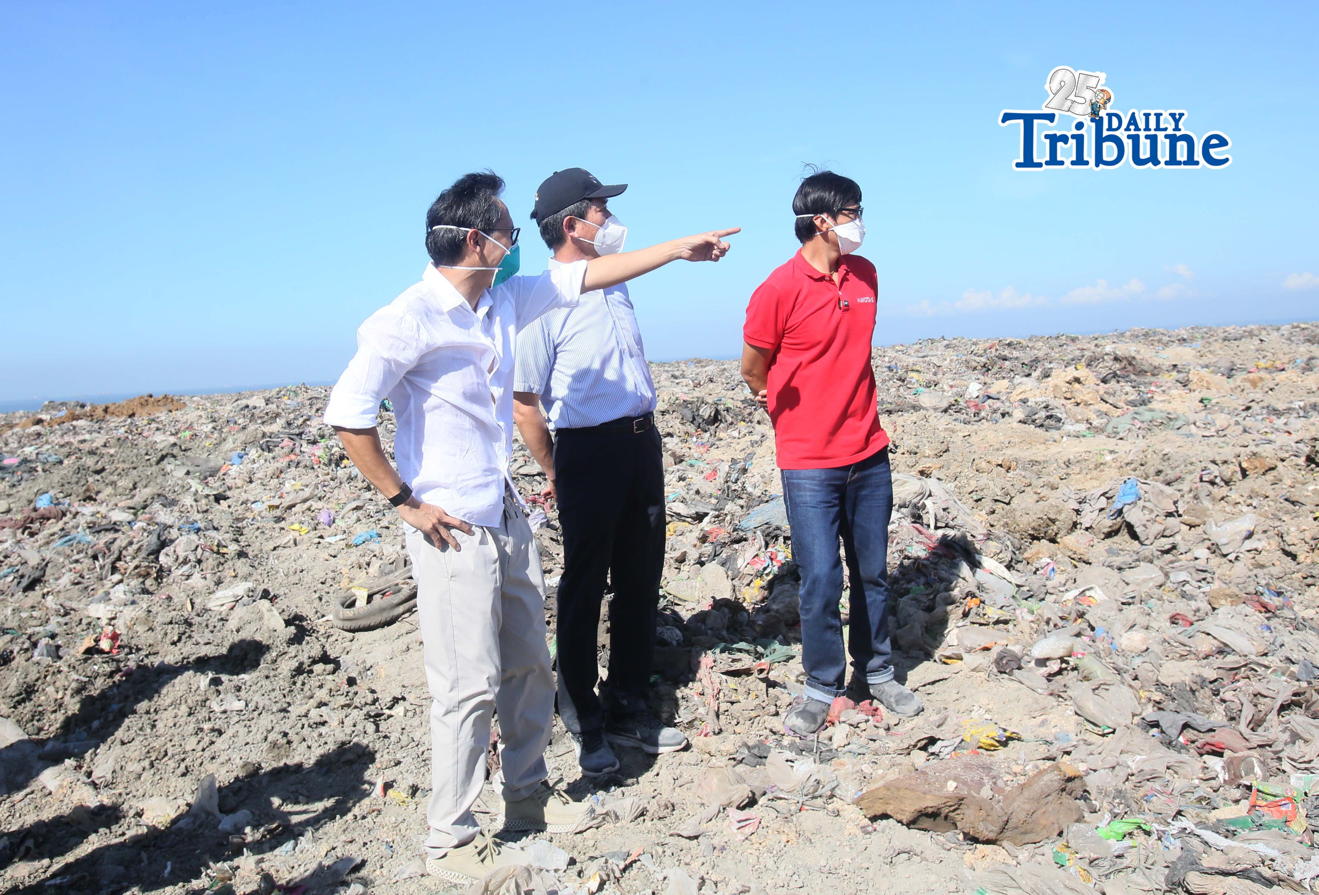 NAVOTAS LANDFILL INSPECTED AFTER FIRE