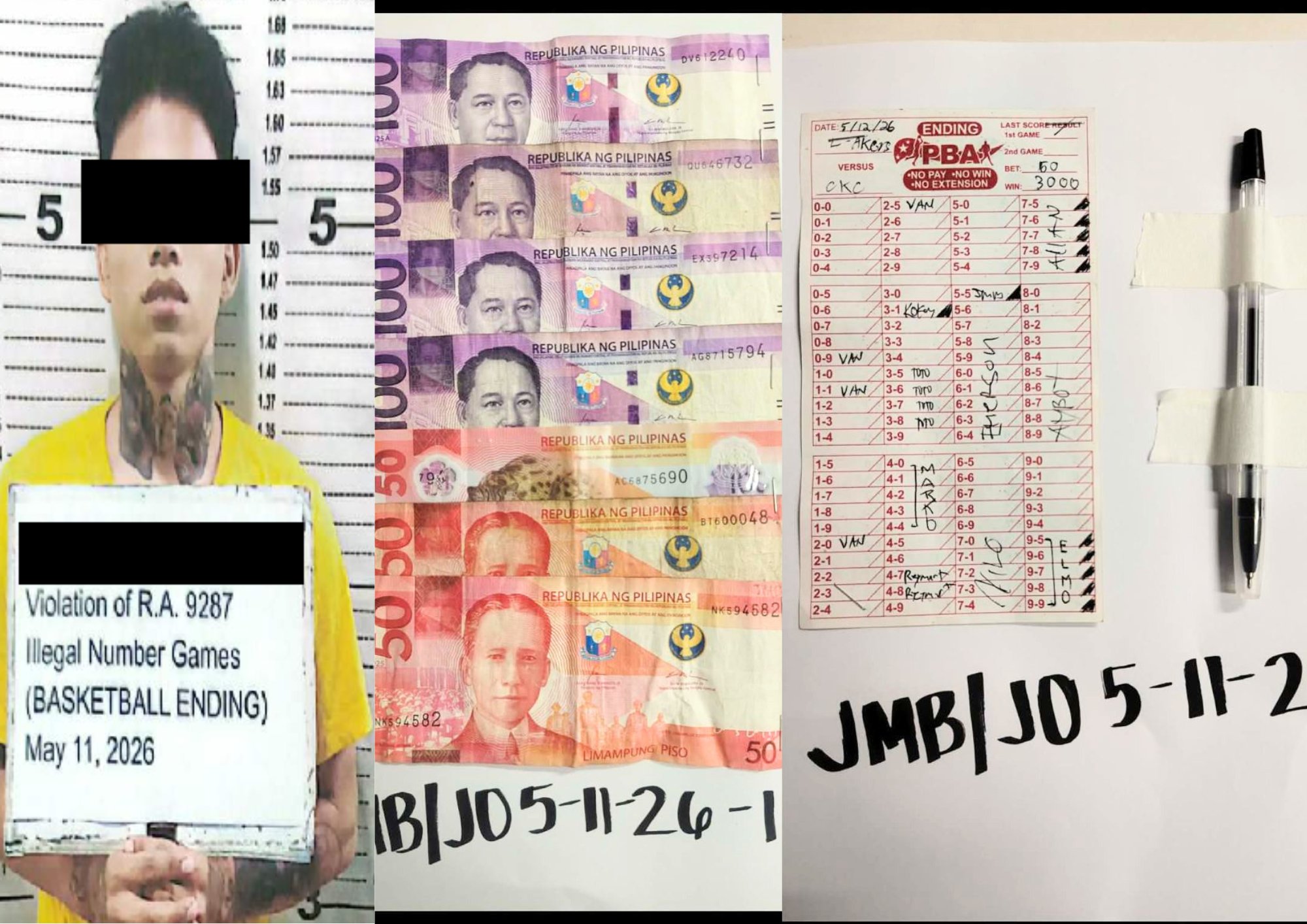 Repeat illegal gambling suspect arrested in Quezon City