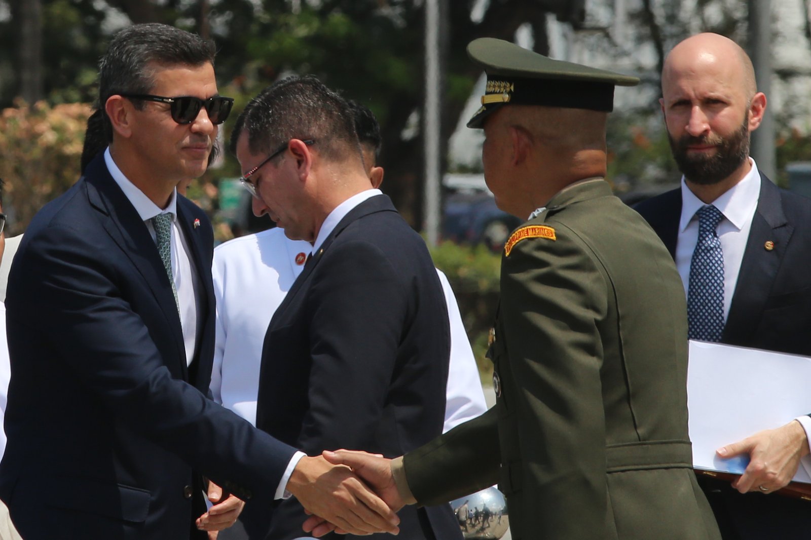 Republic of Paraguay President Santiago Peña Palacios lays a wreath at the Rizal Monument in Manila on 11 May 2026 where he was welcomed by Manila Mayor Francisco “Isko” Domagoso. President Peña is on a landmark State Visit to meet with President Ferdinand Marcos Jr., marking the first time a Paraguayan head of state has visited the Philippines since diplomatic ties began in 1962.