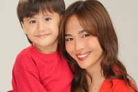 JANELLA Salvador and son Jude.