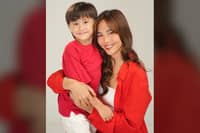 JANELLA Salvador and son Jude.