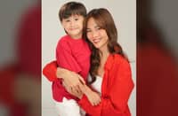 JANELLA Salvador and son Jude.
