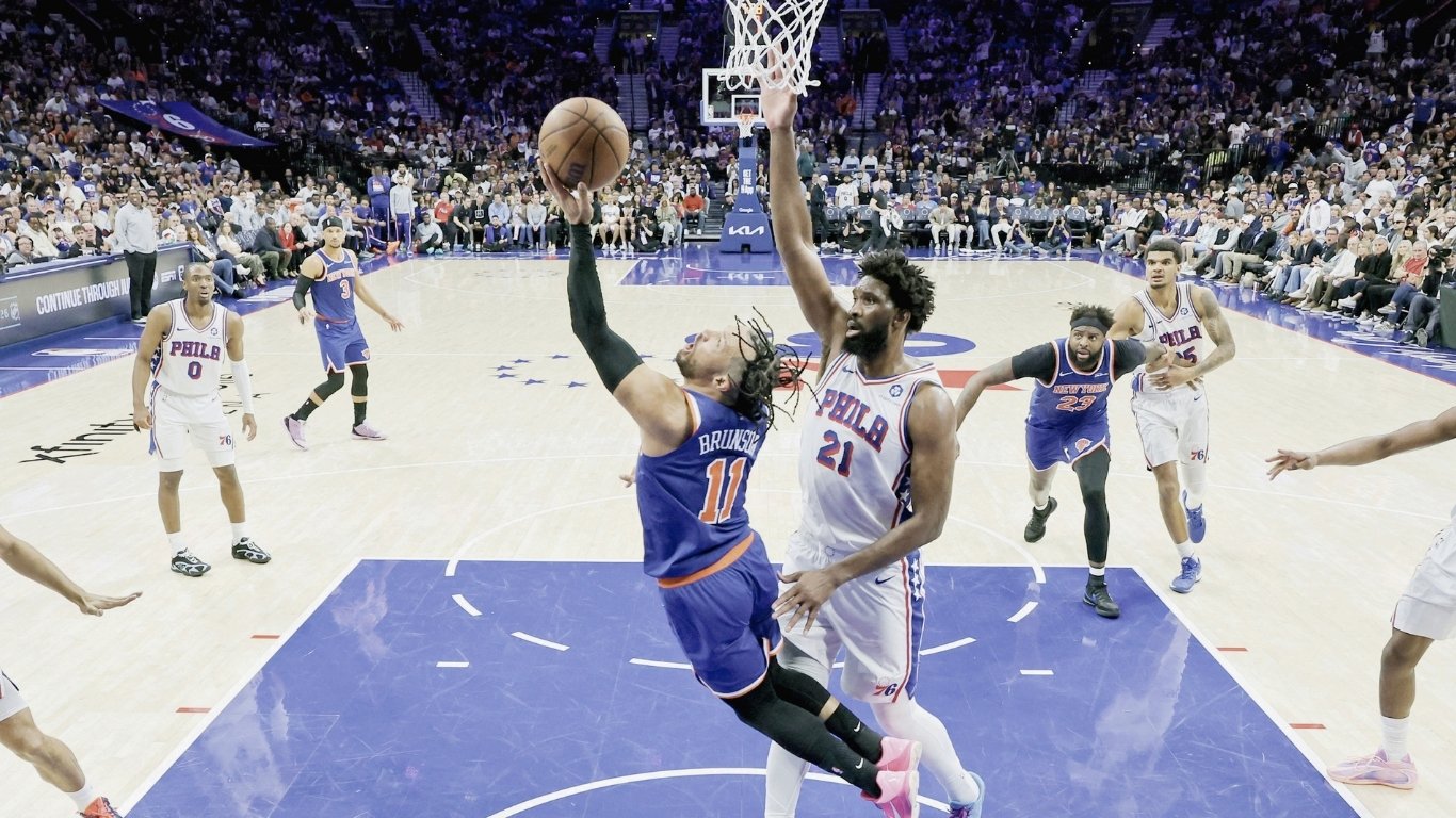 Knicks send Sixers packing