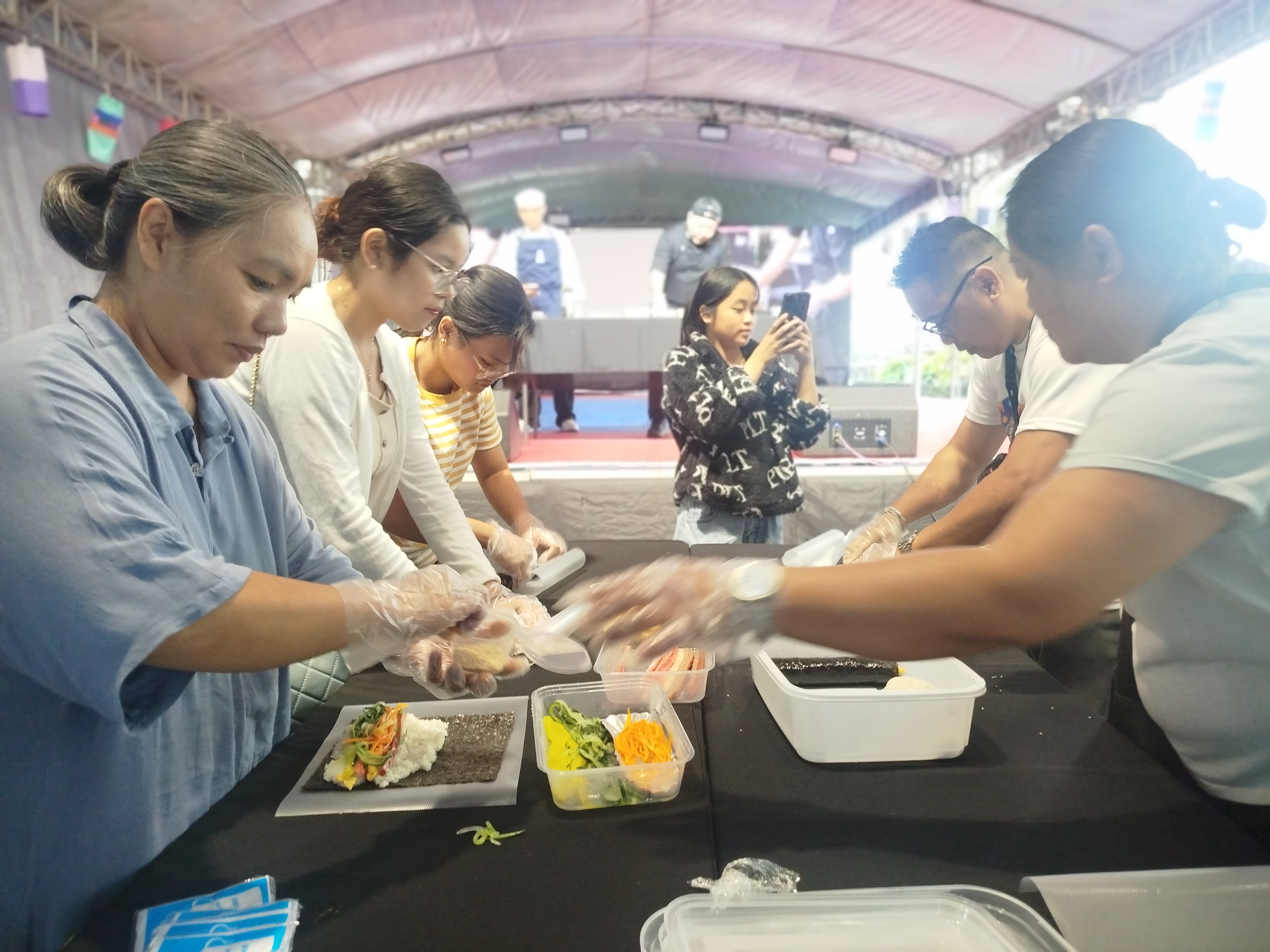 Korean gimbap delights food lovers in Baguio festival