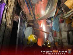 Fire hits Pasong Putik residential area, one resident declared dead