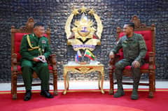 Myanmar defense attaché pays courtesy call on AFP chief