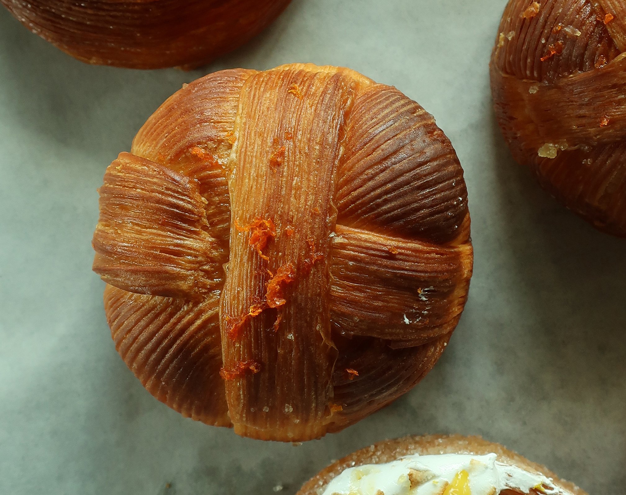 ORANGE Chocolate Frangipane Croissant.