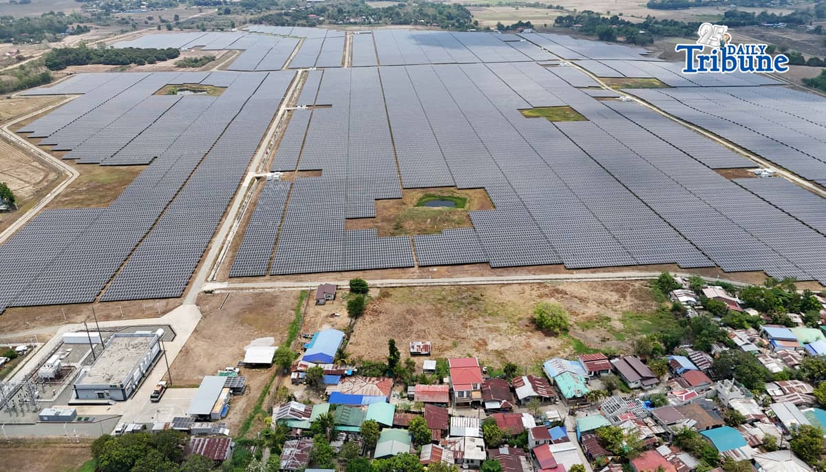 (May 13 2026) A 55 MWac solar power plant operational in San Miguel, Bulacan, operated by PowerSource First Bulacan Solar Inc. (BulacanSol), pictured on Wednesday May 13 2026. The 72-hectare facility harnesses solar power to generate enough electricity to help meet the energy needs of several towns in Bulacan. May 13, 2026. Some places in the Philippines has placed on yellow alert, According to the power grid operator, power plants in the Visayas currently have a total capacity of 2,580 megawatts, while peak demand is seen rising to 2,423MW. The Philippines frequently experiences power interruptions during the hot and dry months of April and May as electricity demand surges. Photo/Analy Labor