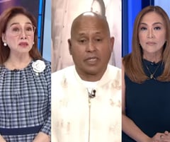 Mel Tiangco, Karen Davila praised online for grilling Bato