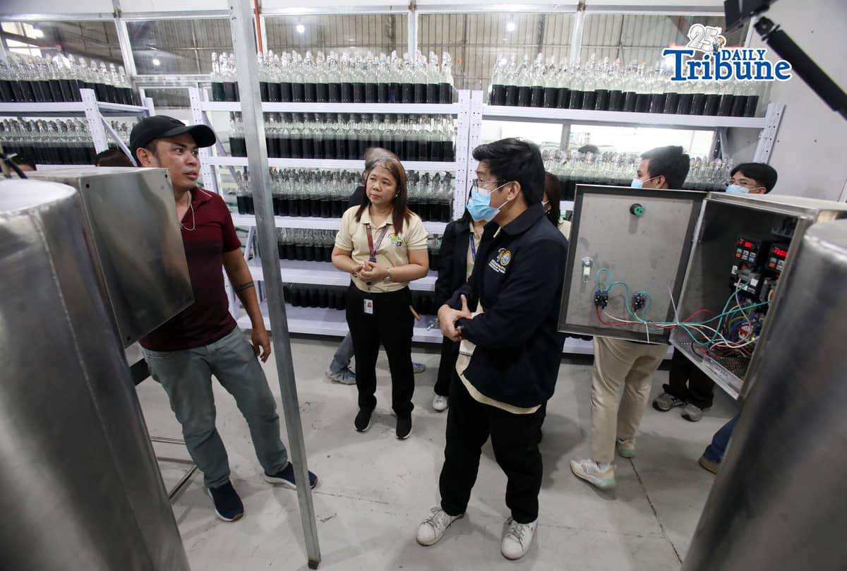(May 13 2026) The Department of Agriculture (DA) and the Bureau of Soils and Water Management (BSWM) conduct an inspection of YAMA-N Biofertilizer at Romarc enterprises at a fertilizer plant in Pulilan on Wednesday, May 13, 2026, the Romarc Enterprises are set to distribute biofertilizer assistance to 1,276 farmers in the municipality of Pulilan as part of its commitment to support local farmers and sustainable agriculture. The event also coincides with the celebration of the Feast of San Isidro Labrador, the patron saint of farmers. Photo/Analy Labor