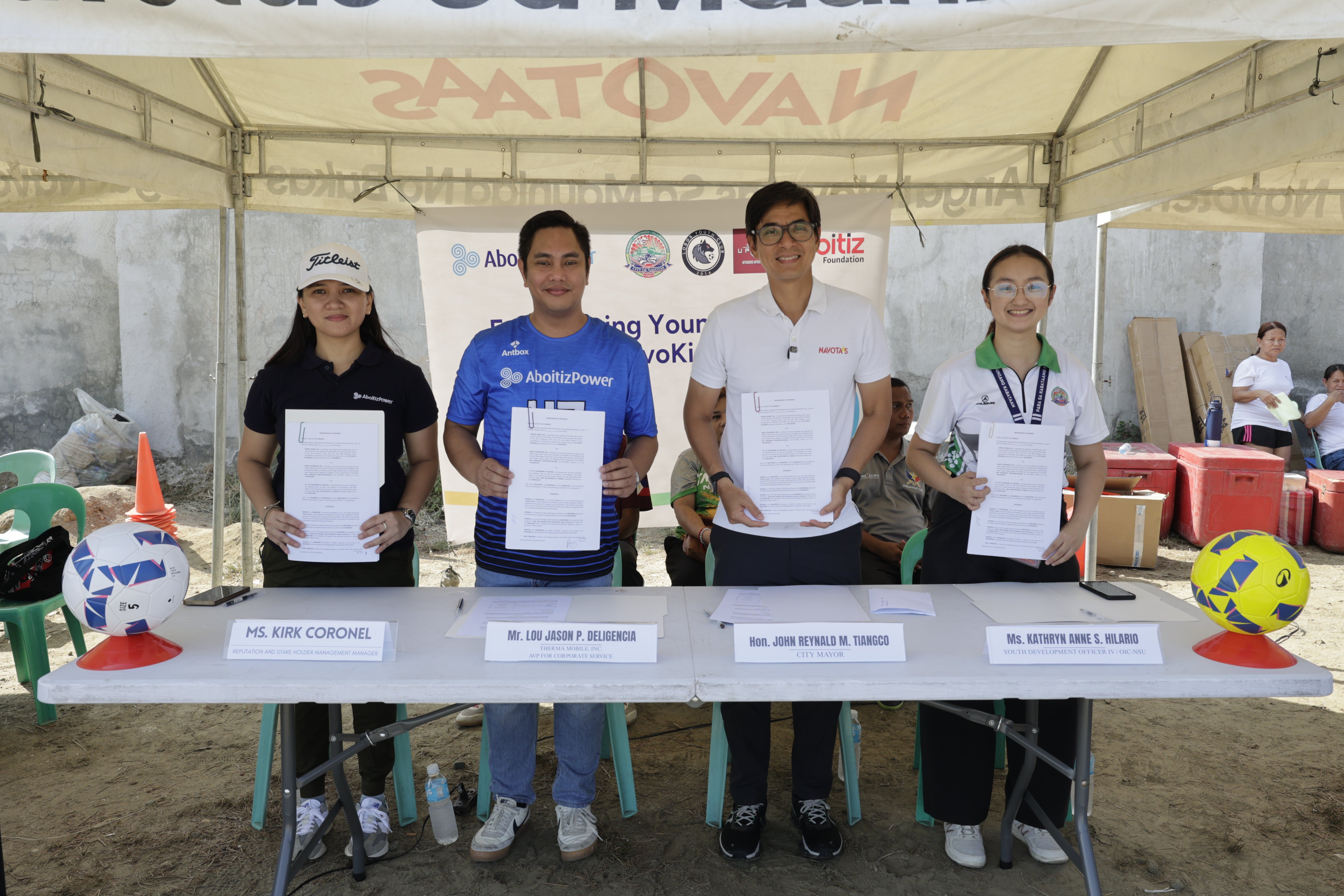 AboitizPower, LGU launch grassroots football training in Navotas City