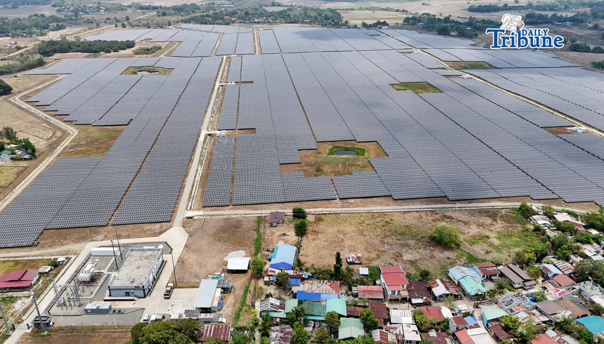 (May 13 2026) A 55 MWac solar power plant operational in San Miguel, Bulacan, operated by PowerSource First Bulacan Solar Inc. (BulacanSol), pictured on Wednesday May 13 2026. The 72-hectare facility harnesses solar power to generate enough electricity to help meet the energy needs of several towns in Bulacan. May 13, 2026. Some places in the Philippines has placed on yellow alert, According to the power grid operator, power plants in the Visayas currently have a total capacity of 2,580 megawatts, while peak demand is seen rising to 2,423MW. The Philippines frequently experiences power interruptions during the hot and dry months of April and May as electricity demand surges. Photo/Analy Labor