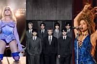 Madonna, BTS and Shakira.