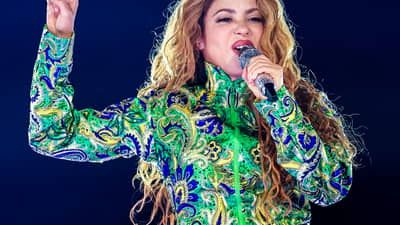 Shakira was also the voice behind "Waka Waka" the tournament's theme song when it was held in South Africa in 2010.
