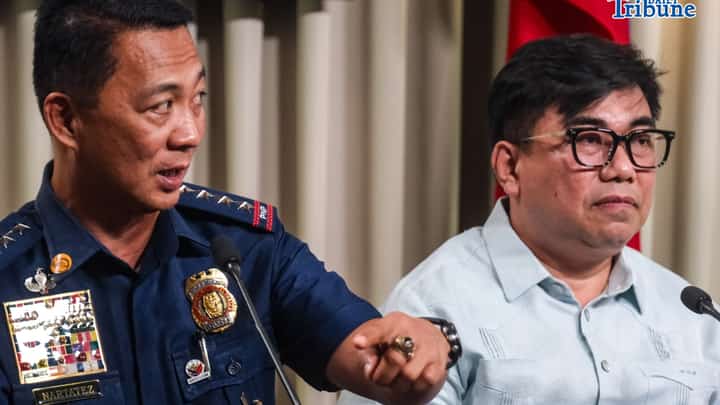 PNP CHIEF JOSE MELENCIO NARTATEZ AND NBI DIRECTOR MELVIN MATIBAG