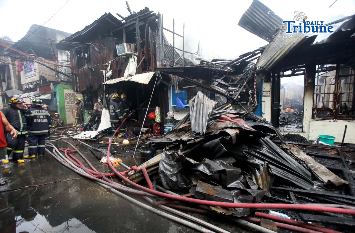 (May 14 2026) Firefighters responded the fourth-alarm fire that claimed the life of a 15-year-old boy at East Riverside, Barangay Paltok, Quezon City, on Thursday, May 14, 2026. Photo/Analy Labor