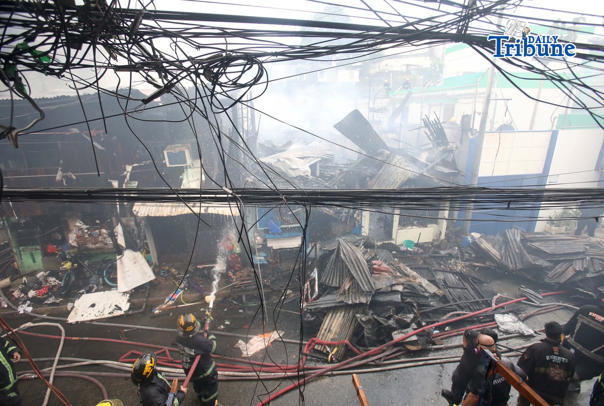 (May 14 2026) Firefighters responded the fourth-alarm fire that claimed the life of a 15-year-old boy at East Riverside, Barangay Paltok, Quezon City, on Thursday, May 14, 2026. Photo/Analy Labor