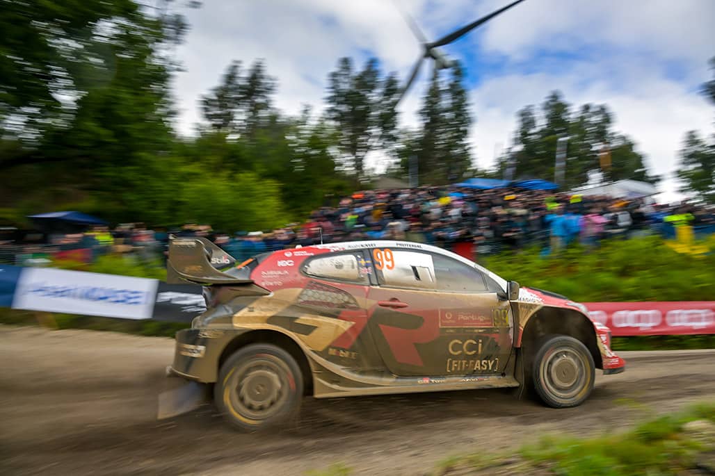 OLIVER Solberg and Elliott Edmondson moved up after the late drama and finished second overall for Toyota Gazoo Racing World Rally Team.