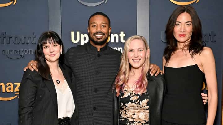 MEREDITH Averill, Michael B. Jordan, Rebecca Yarros and Lisa Joy for ‘Fourth Wing.’
