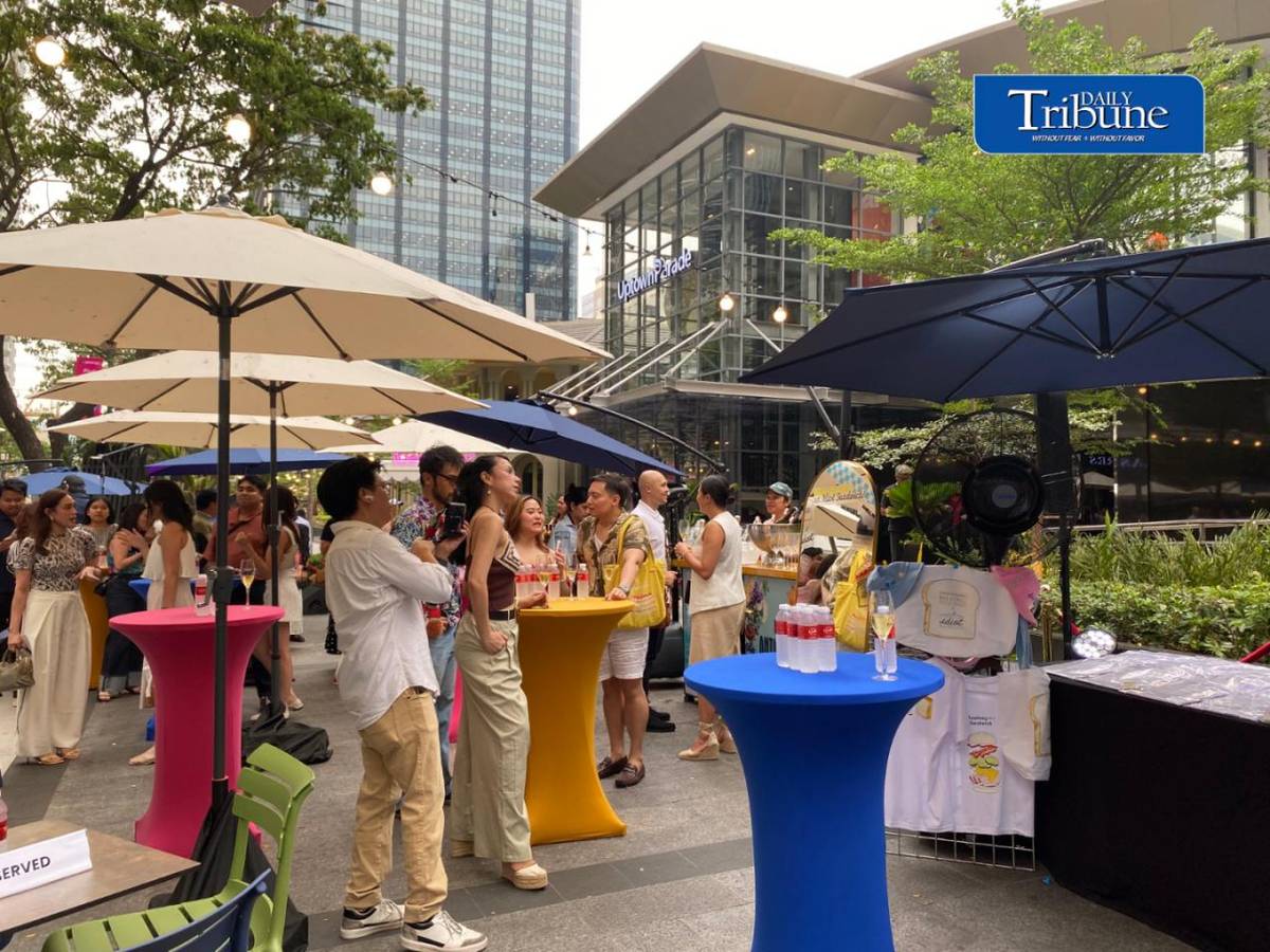 GUESTS emersing themselves in the pop-up experience