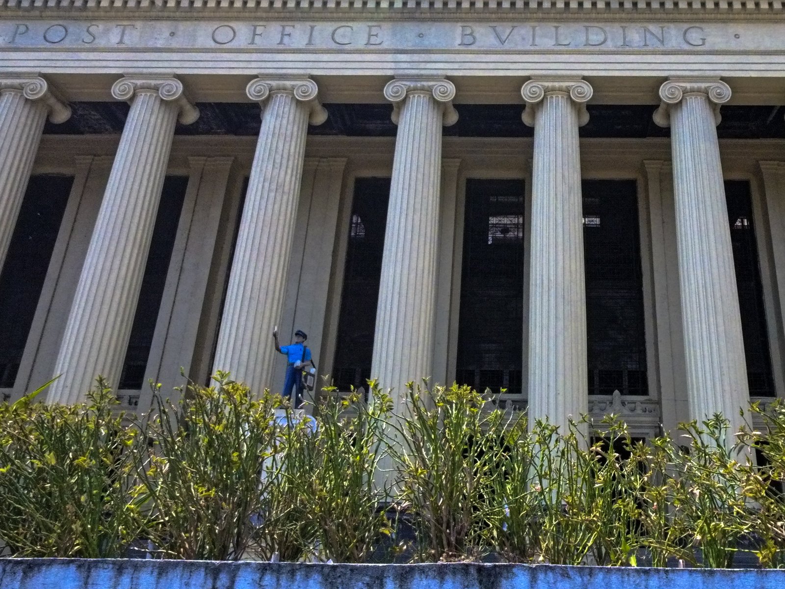 The Manila Central Post Office undergoes restoration in this photo taken on 15 May 2026. The neoclassical landmark was designed by Filipino architects Juan Arellano and Tomas Mapua, alongside American architect Ralph Harrington Doane, in 1926. The structure is being reborn after being gutted by a 30-hour fire on May 21, 2023.