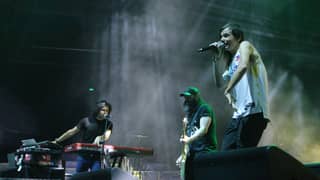 THE Red Jumpsuit Apparatus performing at the Playback Music Festival.