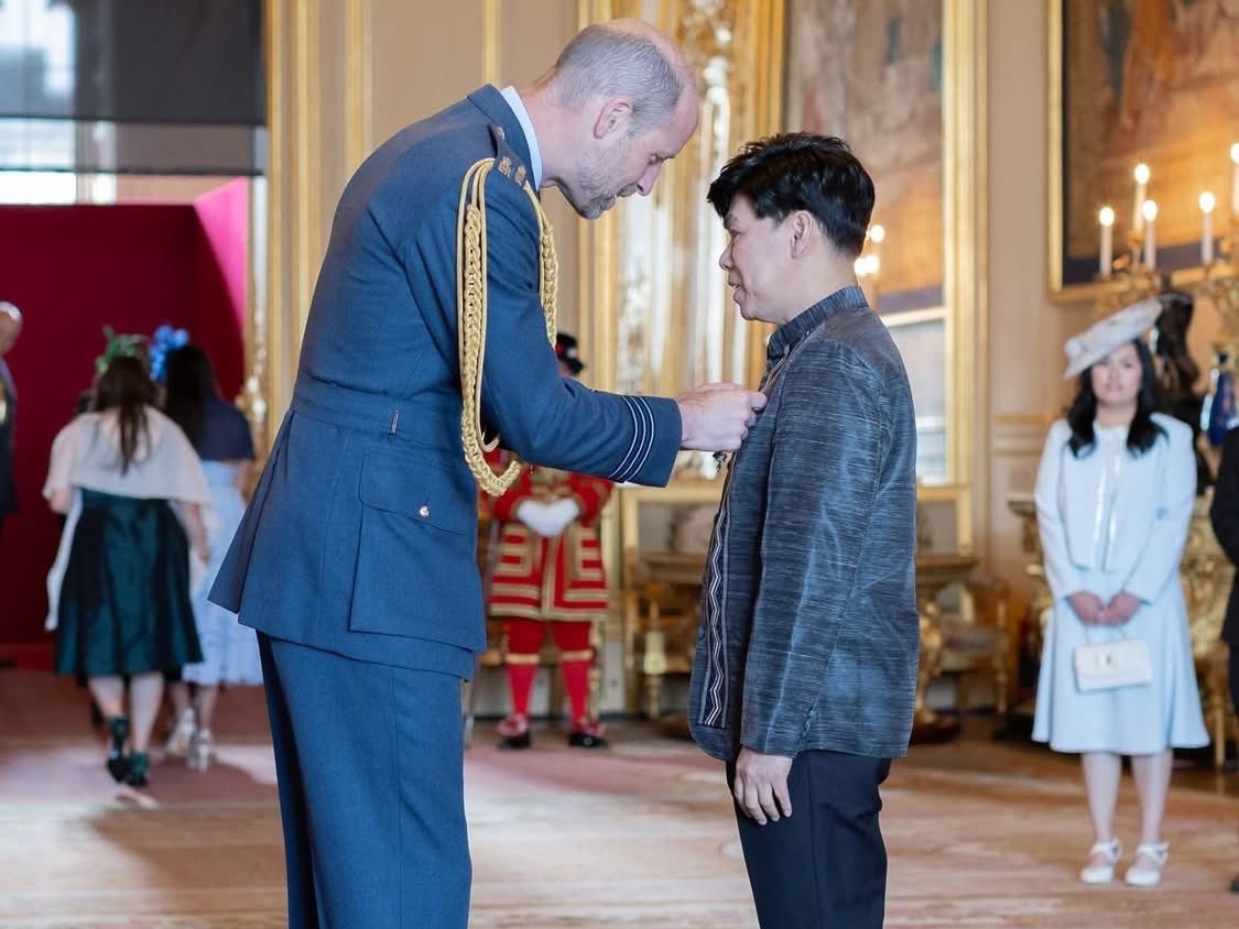 Filipino educator awarded MBE at Windsor Castle for school leadership