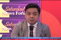 Bicol Saro Representative and House Committee on Publi Accounts Chairman Terry Ridon, speaking at the Saturday News Forum at Dapo Restaurant, Quezon City, 16 May. (Screenshot from: House of Representatives)
