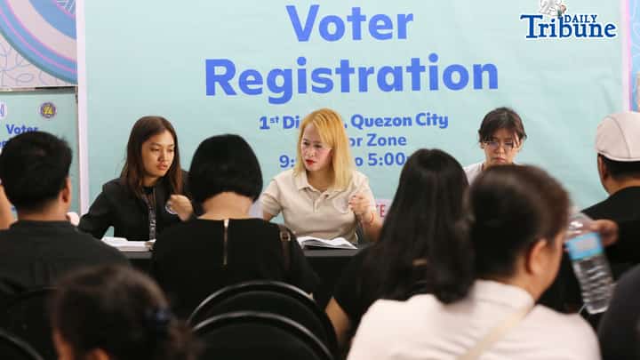 (May 16 2026) People queuing for voter registration at SM North Edsa in Quezon City on Saturday may 16 2026, a day before the COMELEC May 18 deadline for registration for the 2026 Barangay and Sangguniang Kabataan Elections BSKE. The Commission reminded the public to register and update their voter records before the deadline to avoid the last minute rush. Photo/Analy Labor