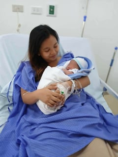 First baby delivered at Pampanga Provincial Hospital-Clark