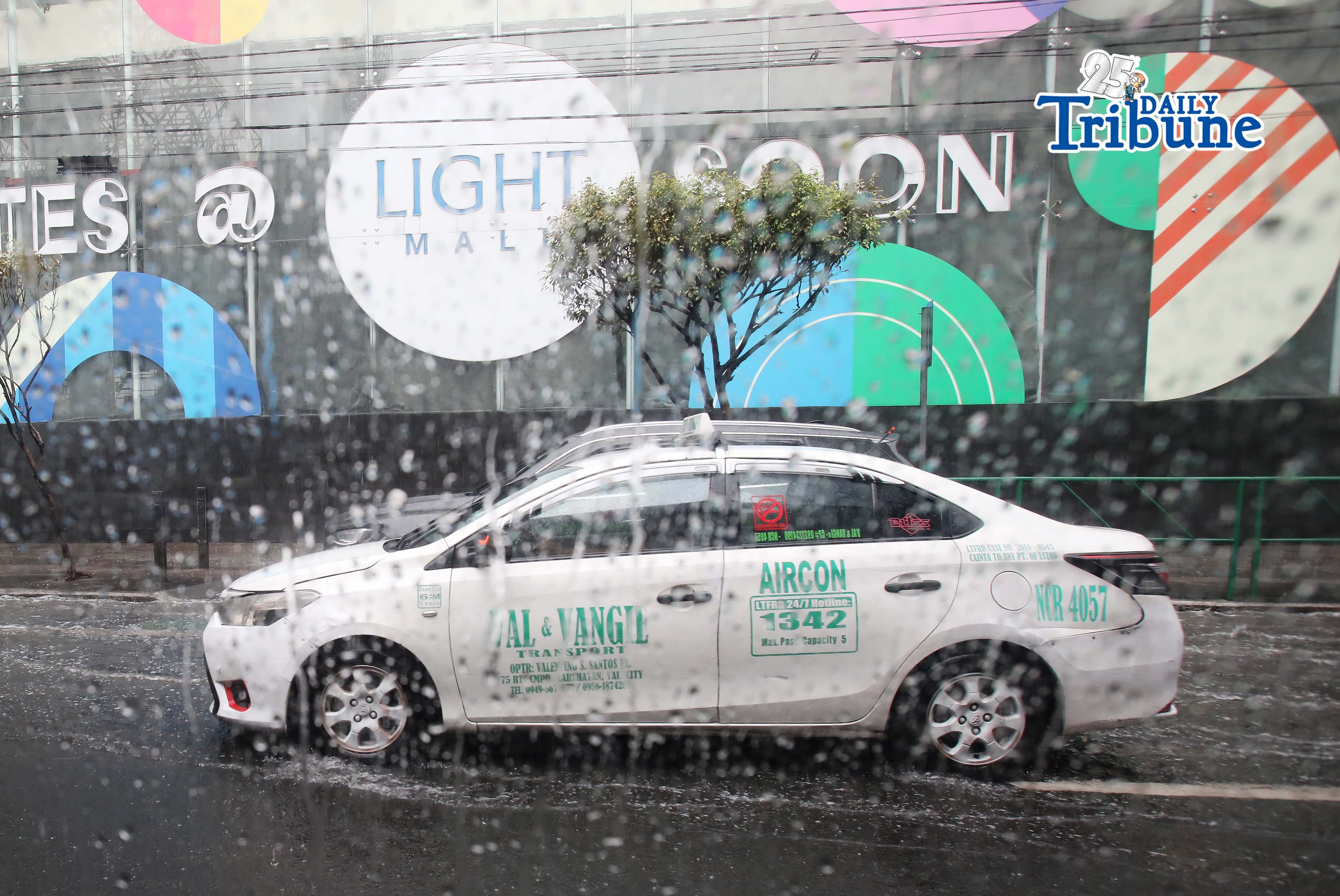 Heavy downpour 