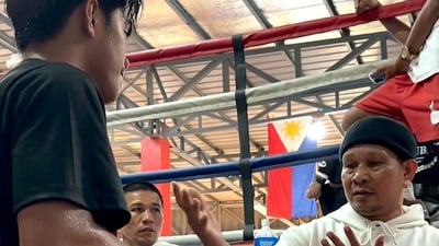 all systems go: Peñalosa enters camp as big fight nears