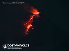 Mayon unrest intensifies; PHIVOLCS records rockfalls, pyroclastic flowsa