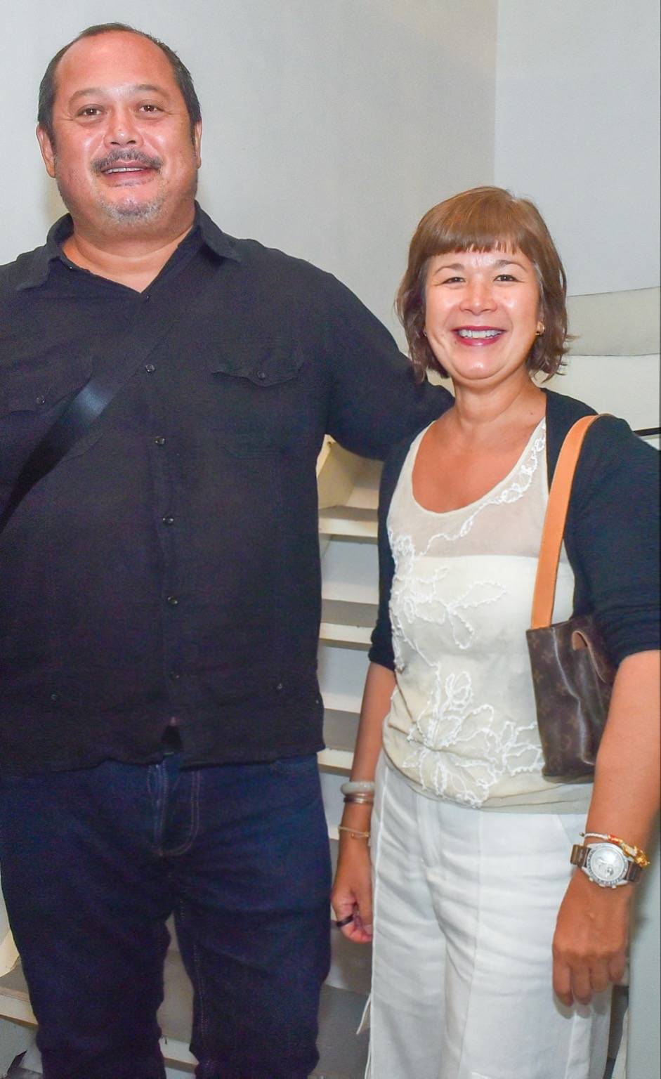 RON Lopez Davis and Maita Borromeo.