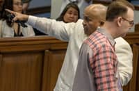SENATOR Bato dela Rosa (back) and Senator Alan Peter Cayetano.