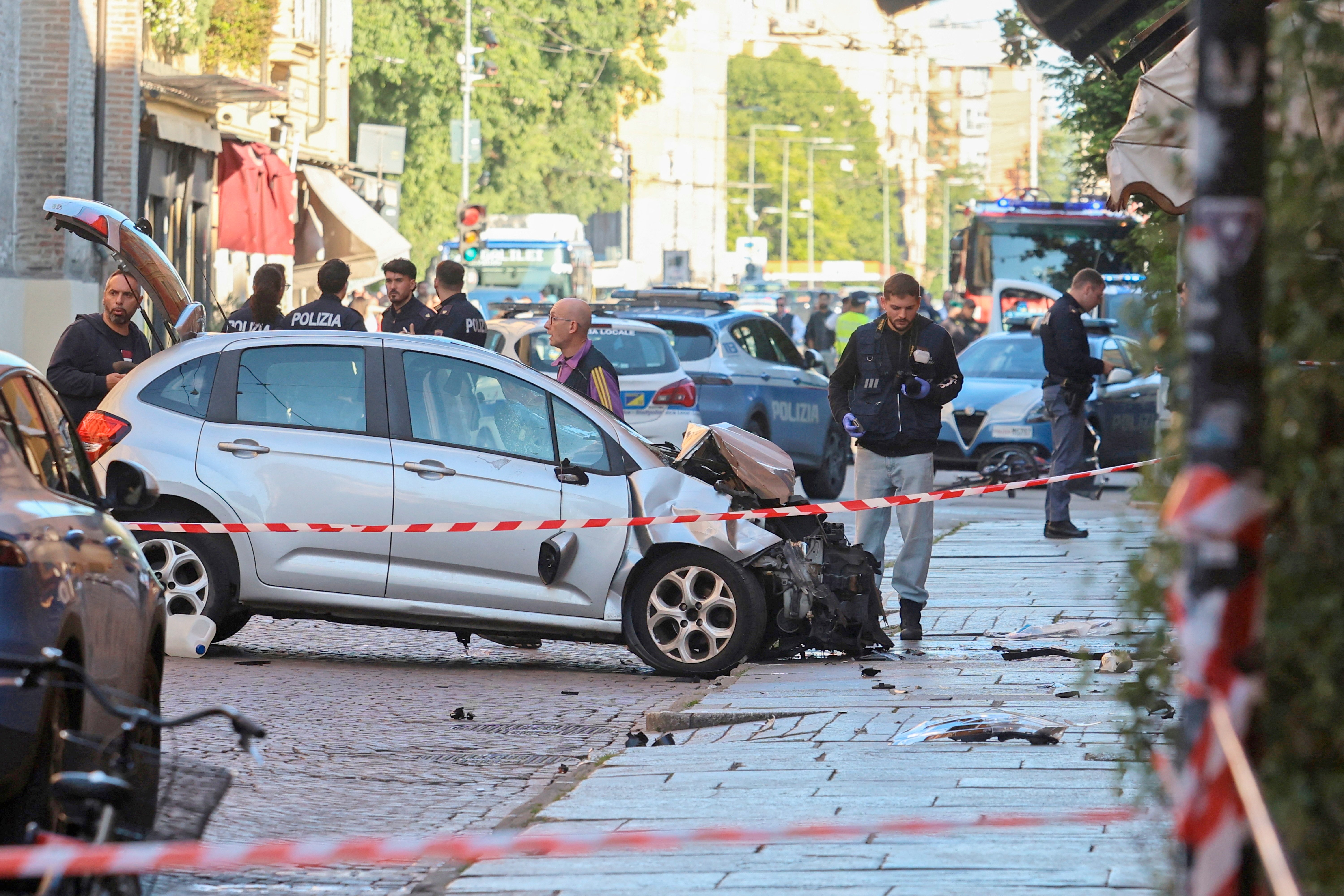 Italy road mishap injures 8
