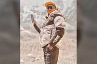KAMI Rita Sherpa at the Everest Base Camp in Nepal.