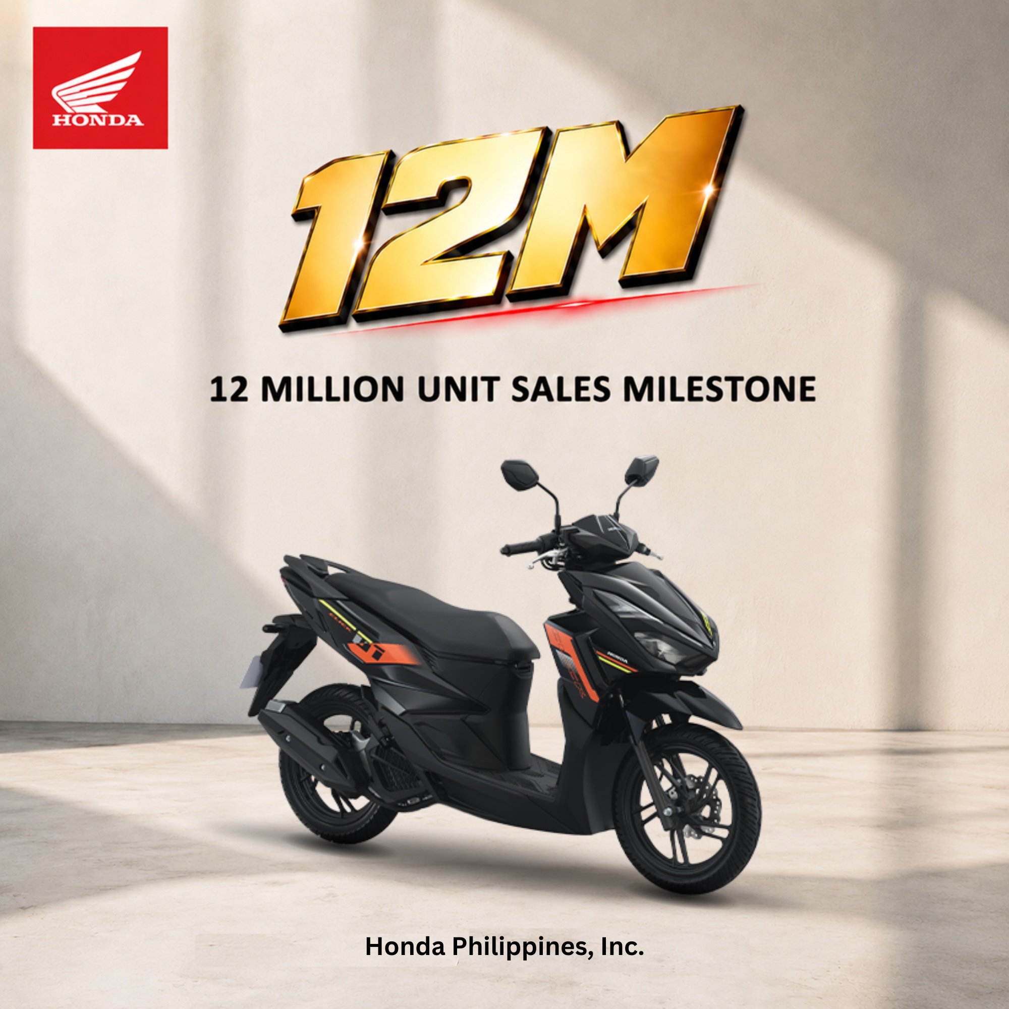 Honda hits 12-M sales milestone