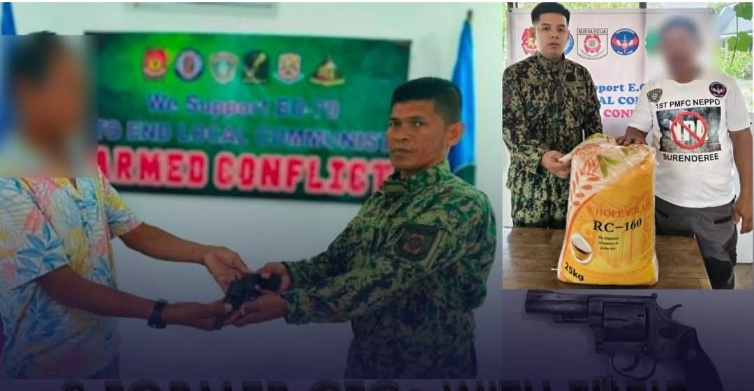 Two former rebels surrender to Nueva Ecija police