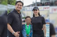 Alfred and Yasmine Vargas with their son